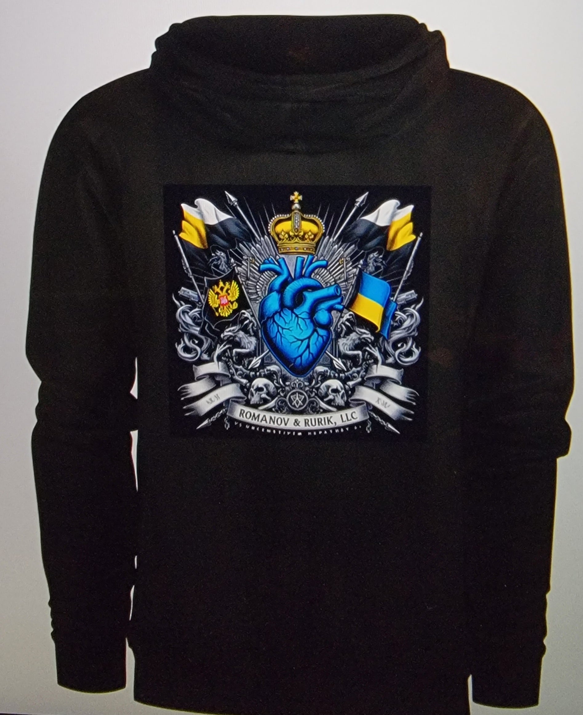 2) Ukraine Heart Hoodie